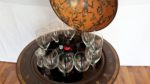 Globus Bar Minibar Enea Zoffoli Innenraum Flaschen Gläser Minibar Barwagen 9